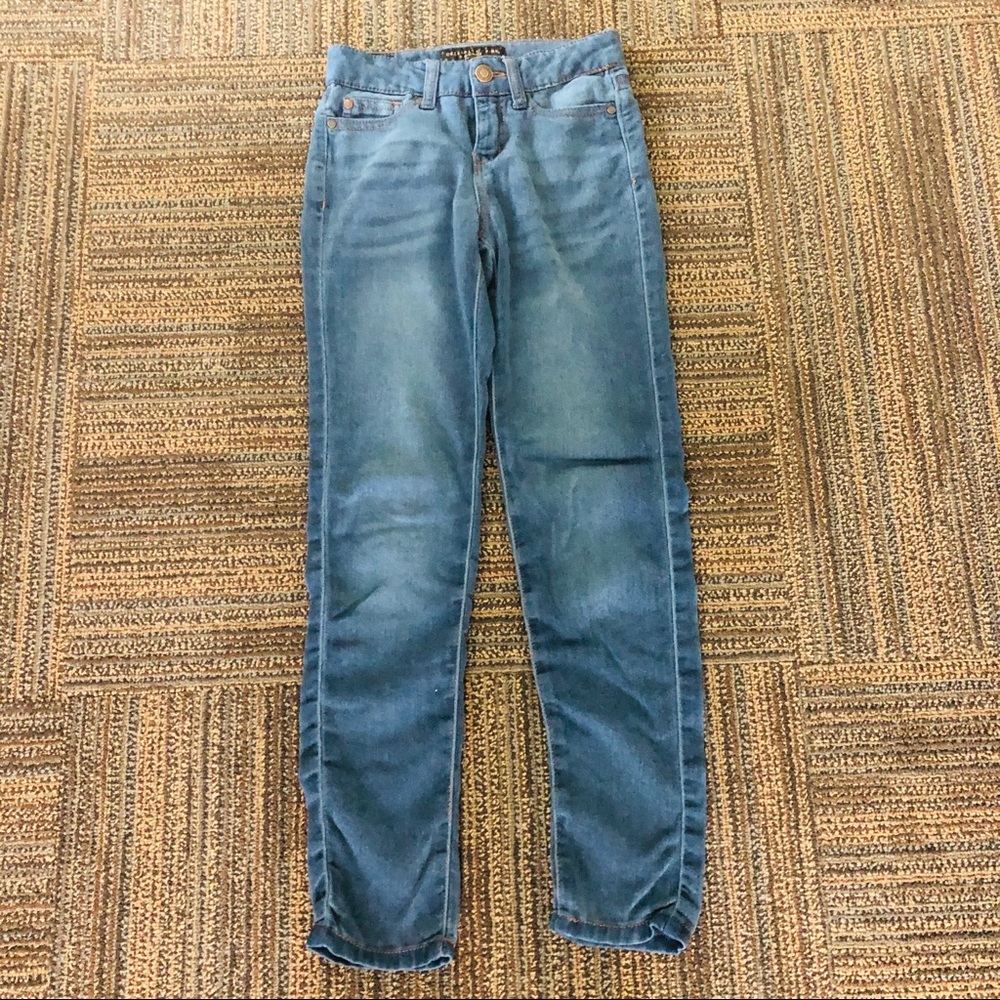 Blue jeggings